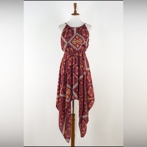 NWOT My Michelle Red Flowy Dress Sz S